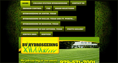 Desktop Screenshot of bvhydroseeding.com